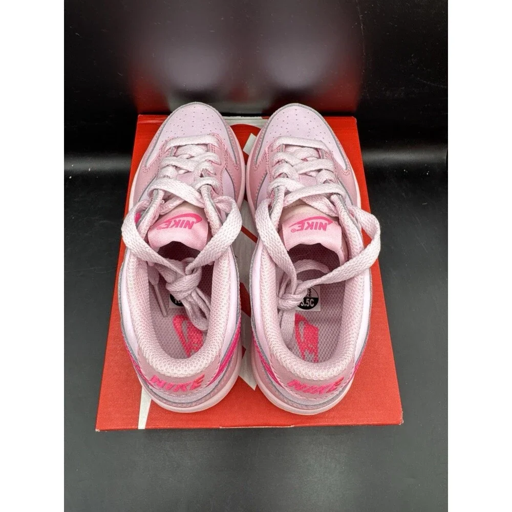 Nike Dunk Low PS 'Triple Pink' Toddler Size 13.5c NEW